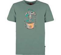 E9 - T-shirt da arrampicata - Troots M Agave per Uomo in Cotone - Taglia M - Verde