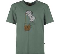 E9 - T-shirt in cotone biologico - Cup M Agave per Uomo in Cotone - Taglia L - Verde