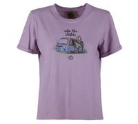 E9 Wild W - T-shirt - donna S Violet woman Cotone Organico/Biologico