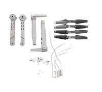 E99pro RC Drone Pezzi di ricambio Motori Motori E99 Quadcopter Braccio Elica Ingranaggio compatibile con E99(Light Grey)