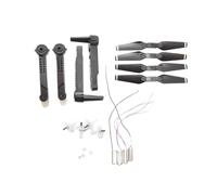 E99pro RC Drone Pezzi di ricambio Motori Motori E99 Quadcopter Braccio Elica Ingranaggio compatibile con E99(black)