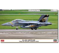 Ea-18g Growler, Vaq 138, Yellow Jackets 2022 1:72 Plastic Model Kit HASEGAWA