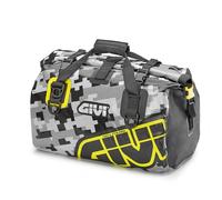 EA115CM GIVI BORSONE MOTO DA SELLA IMPERMEABILE CAMOUFLAGE GIALLO GRIGIO 40LITRI