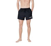 EA7 EA7 Shorts mare nero da uomo con stampa logo XXXL