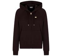 Felpa con cappuccio EA7 Core Lady nero puro donna - L