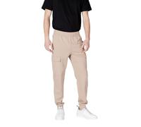 EA7 Emporio Armani Beige Cotton Joggers Workout Pant - IT48 | L