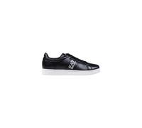 EA7 Emporio Armani Black And White Leather Sneakers - 45 1/3