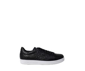 EA7 Emporio Armani Black And White Polyethylene Low Top Sneakers - EU 40.5 | US 7.5