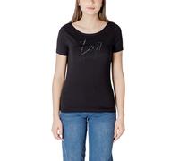 EA7 Emporio Armani Black Cotton T-Shirt - IT40|S