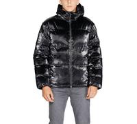 EA7 Emporio Armani Black Polyester Jackets & Coat - IT54 | XXL