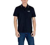 EA7 Emporio Armani Blue Cotton Polo Shirt - IT48 | L