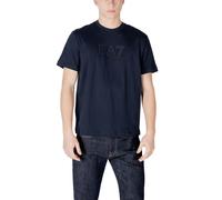 EA7 Emporio Armani Blue Cotton T-Shirt - IT52 | XL