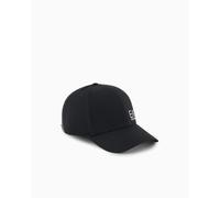 EA7 Emporio Armani Cappello Baseball Train Core in cotone unisex adulto Black
