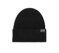 EA7 Emporio Armani Cappello Beanie Unisex Black Cappellino Berretto