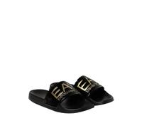 EA7 Emporio Armani Ciabatte Mare Bambino con maxi logo 7Y000037AF15118 8059797161137 - 32 Nero Oro 32