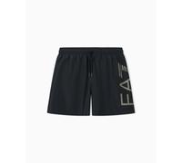 EA7 Emporio Armani Costume da bagno boxer Logo Series da uomo Black Mare
