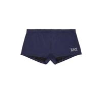 EA7 Emporio Armani Costume Parigamba per Piscina/Mare da Uomo con Logo, 7M000551 (IT, Testo, L, Regular, Regular, Blue/Silver)