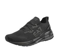 Ea7 Emporio Armani Crusher - Sneakers In Tessuto Nero - Uomo Scarpe Sneakers