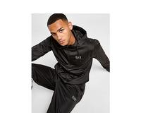 EA7 Emporio Armani Felpa con Cappuccio Poly Full Zip, Nero S