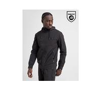 EA7 Emporio Armani Felpa con Cappuccio Woven Tech, Nero S