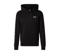 EA7 Emporio Armani Felpa nero / bianco Uomo EA7 Emporio Armani XXXL