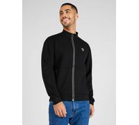 EA7 Emporio Armani Giacca di felpa nero / bianco, Taglia XL