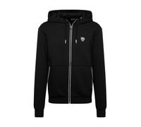 EA7 Emporio Armani Giacca di felpa nero / bianco Uomo EA7 Emporio Armani L