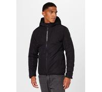 EA7 Emporio Armani Giacca di mezza stagione nero / bianco, Taglia L
