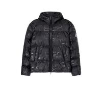 Giacca con cappuccio EA7 Bomber Winter nero - S