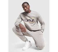 EA7 Emporio Armani Large Logo Crew Tracksuit, grigio M