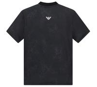 Polo da tennis da uomo EA7 Man Jersey - black fancy - Nero (L)