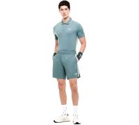 Pantaloncini da tennis da uomo EA7 Man Woven - silver pine - Verde (M)