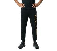 EA7 Emporio Armani Pantaloni jogger uomo Logo Series 7M000571AF13512 cotone Nero Oro MC004