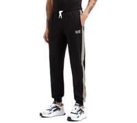 EA7 Emporio Armani Pantaloni Uomo Jogger 7 Lines in Misto Cotone Riciclato ASV 6DPP69PJ9FZ 8058997935241 - Nero Nero 0200