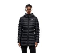 EA7 Emporio Armani Piumino Caban con cappuccio in nylon imbottito da Donna, 7W000685 (IT, Testo, XL, Regular, Regular, Nero)