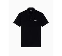 EA7 Emporio Armani Polo Core Identity in cotone stretch uomo manica corta black