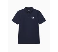 EA7 Emporio Armani Polo Core Identity in cotone stretch uomo manica corta blue