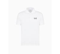 EA7 Emporio Armani Polo Core Identity in cotone stretch uomo manica corta white