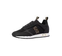 EA7 Emporio Armani Scarpa Uomo Training ecosuede/Mesh Black/Gold/White U25EA02 X8X185 XR175 U003 43 1/3