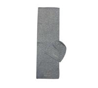 EA7 Emporio Armani Set composto da berretto e sciarpa da Donna, One Size, 282000 (IT, Testo, Taglia unica, Medium Grey)