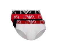 EA7 Emporio Armani Slip rosso / rosso scuro / nero / bianco Uomo - Premium - Biancheria e abbigliamento da mare - Intimo - Mutande - Slip EA7 Emporio Armani XL