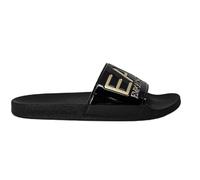 EA7 EMPORIO ARMANI Slipper unisex shiny black/gold US23EA10 XCP001 32