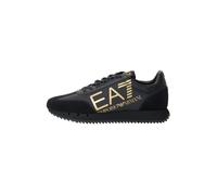 EA7 Uomo Scarpe da ginnastica con logo grande, Nero