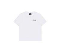 EA7 Emporio Armani T-Shirt a Maniche Corte da Bambini e Ragazzi Core Identity Boy, 7B000020 (IT, età, 14 Anni, Regular, Bianco)