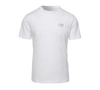 Ea7 Emporio Armani T-shirt da Uomo Core Identity in Jersey di Cotone Bianca T...