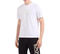 Ea7 Emporio Armani T-shirt da Uomo Visibility in Jersey di Cotone Bianca Taglia M Codice 6DPT81PJVPZ-1100 Bianco