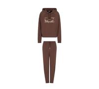EA7 Emporio Armani Tuta Donna in misto cotone con maxi logo 7W000687AF12502 8033996518770 - L Marrone L