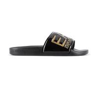 EA7 Emporio Armani Visibility Logo Slide Nero Oro, 42 1/3 EU