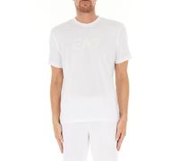 EA7 Emporio Armani Visibility Logo T-Shirt Bianco, Bianco, S