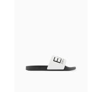 EA7 Emporio Armani Ciabatte Unisex con Maxi Logo 7X000108AF15118 8059797097344 - Bianco Bianco Nero MZ096